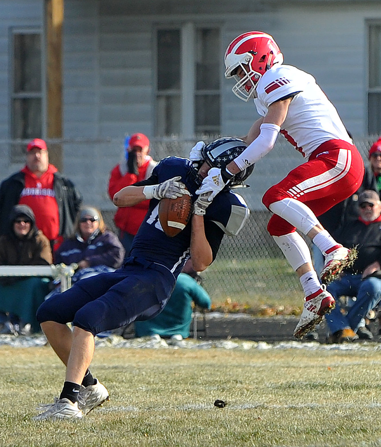 Morrison vs Annawan-Wethersfield in Class 1A football quarterfinal.